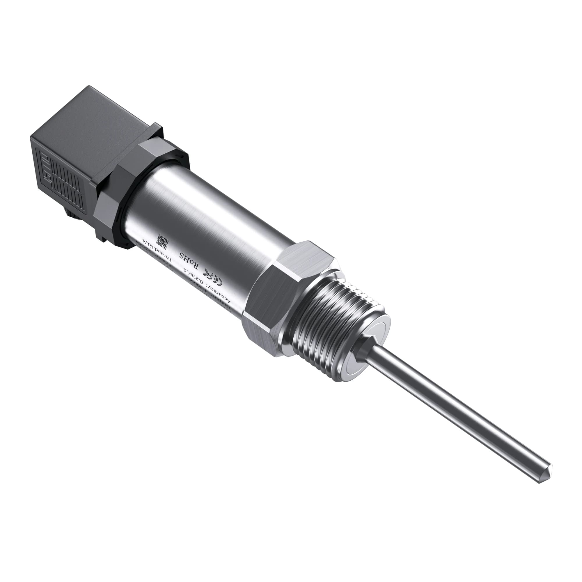 M20*1.5 Thread Temperature Signal Transmitter RS485 4-20mA 0-10V Output DC24V PT100 Temperature Sensor 0-200C 0-300C Range
