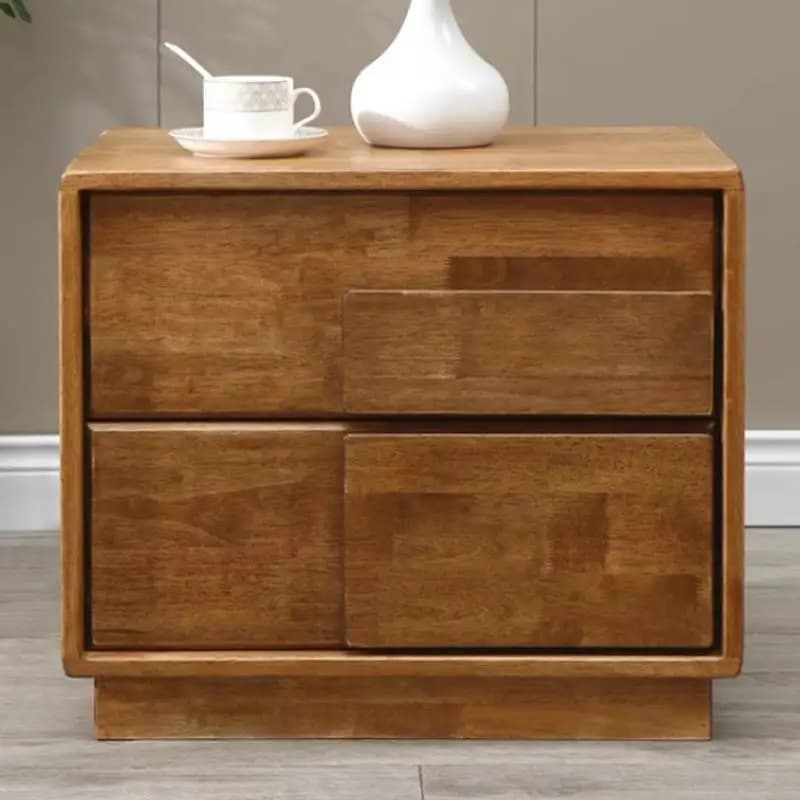 Drawers Classic Bedside Table Decoration Brown Space Saving Bedside Table Unique Luxury Retro Mesitas De Noche Furniture Home