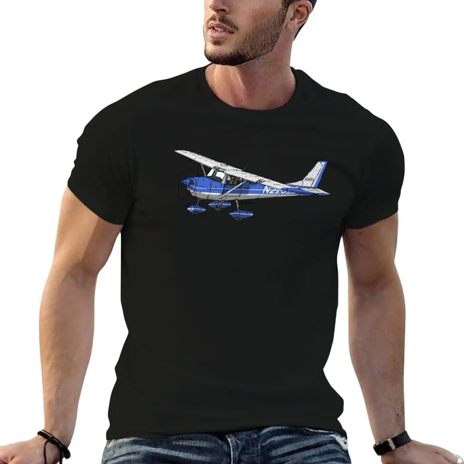 Cessna 150 N22318 T-Shirt Plus Size Street Style Tee