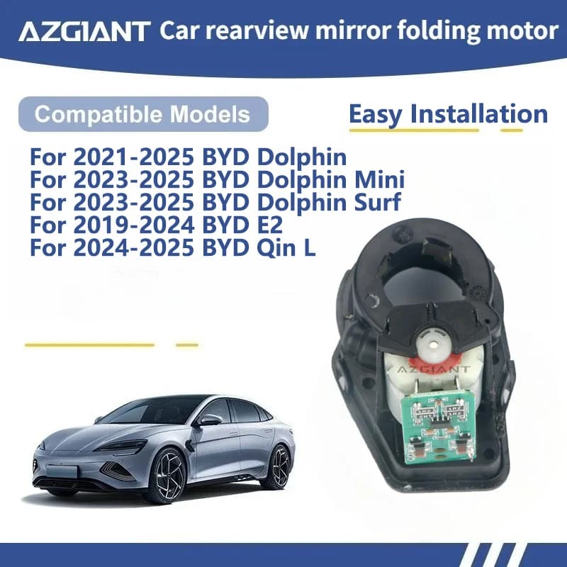 AZGIANT For BYD Dolphin/Dolphin Mini/Dolphin Surf/E2/Qin L SIDE WING MIRROR FOLDING MOTOR module Motor assembly car accessories