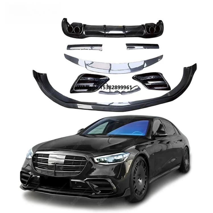 Car Accessories Body Kit B Style Carbon Fiber Body Kit for W223 Appearance Conversion Car Kit