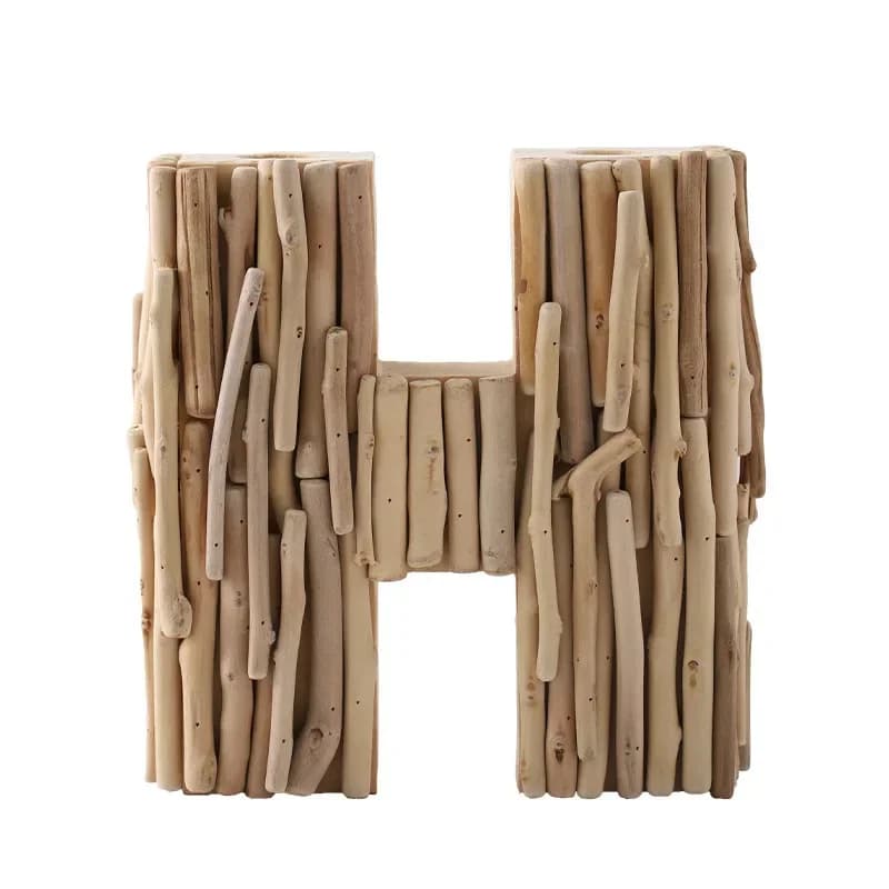 Art vase wall hanging, soft decoration high sense light luxury log dining side cabinet decorative ornament