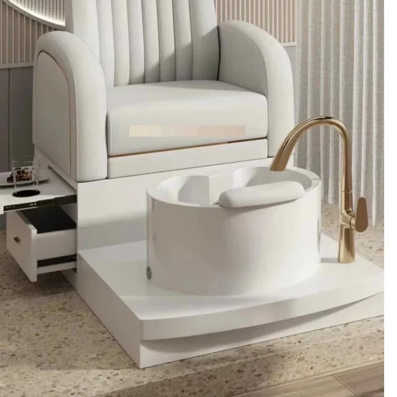 A44 gU YichengBeauty Factory  Offer High Back Foot Spa Massage Manicure Pedicure Chairs for Nail Salon Foot Bath Sofa Pedicure
