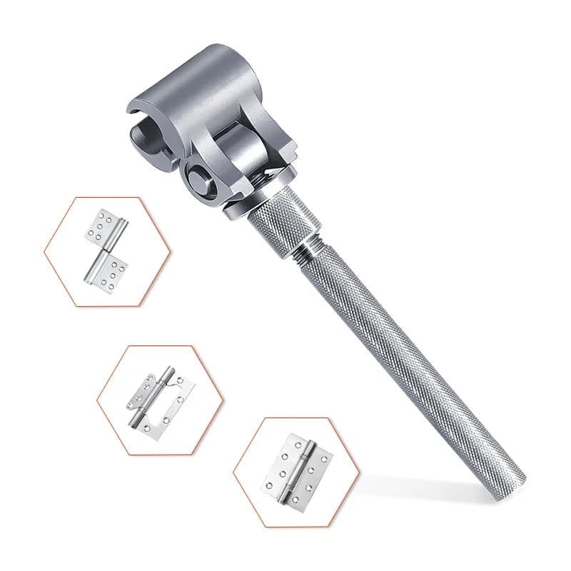 Adjustable door seam screw movable wrench hinge stainless steel material