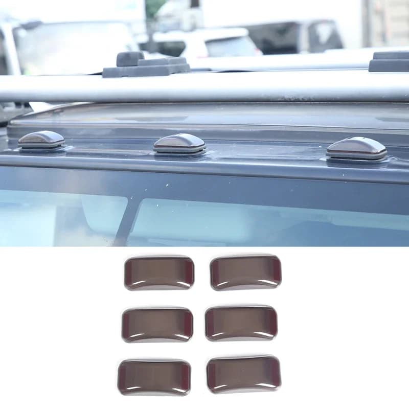 For 2003-2009 Hummer H2 ABS Smoked Black car front and rear roof light cover roof side light protection cover car exterior parts
