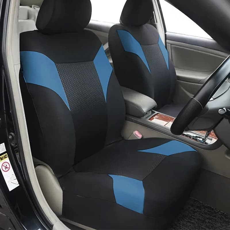 Universal Full Set Jacquard Polyester Car Seat Covers with Foam Padding for Most Vehicles