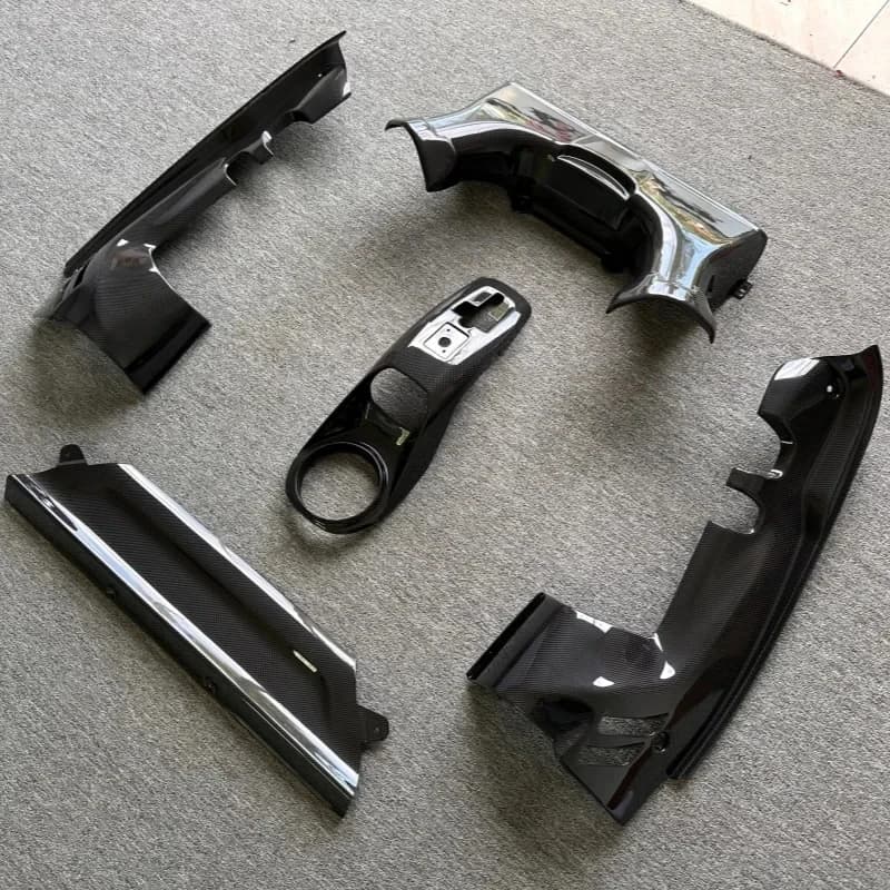 Prime Upgrd 488GTB , 3K Flat Textured Dry Carbon Fiber Convertible Hood Body Kit