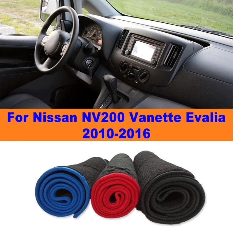 Anti-Glare Dashboard Cover Dash Mat Non-Slip Sun Shade Pad Interior Protector For Nissan NV200 Vanette Evalia 2010-2016 Car Part