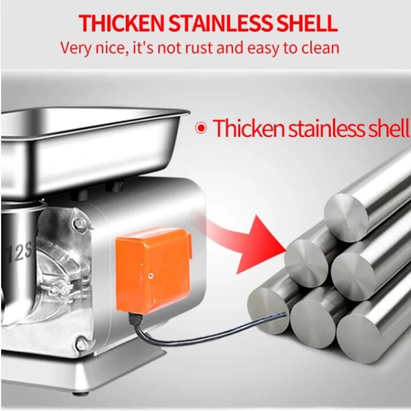 Electric Stainless Steel Meat Grinder Multifunctional Sausage Filling Machine Home Kitchen Accessory