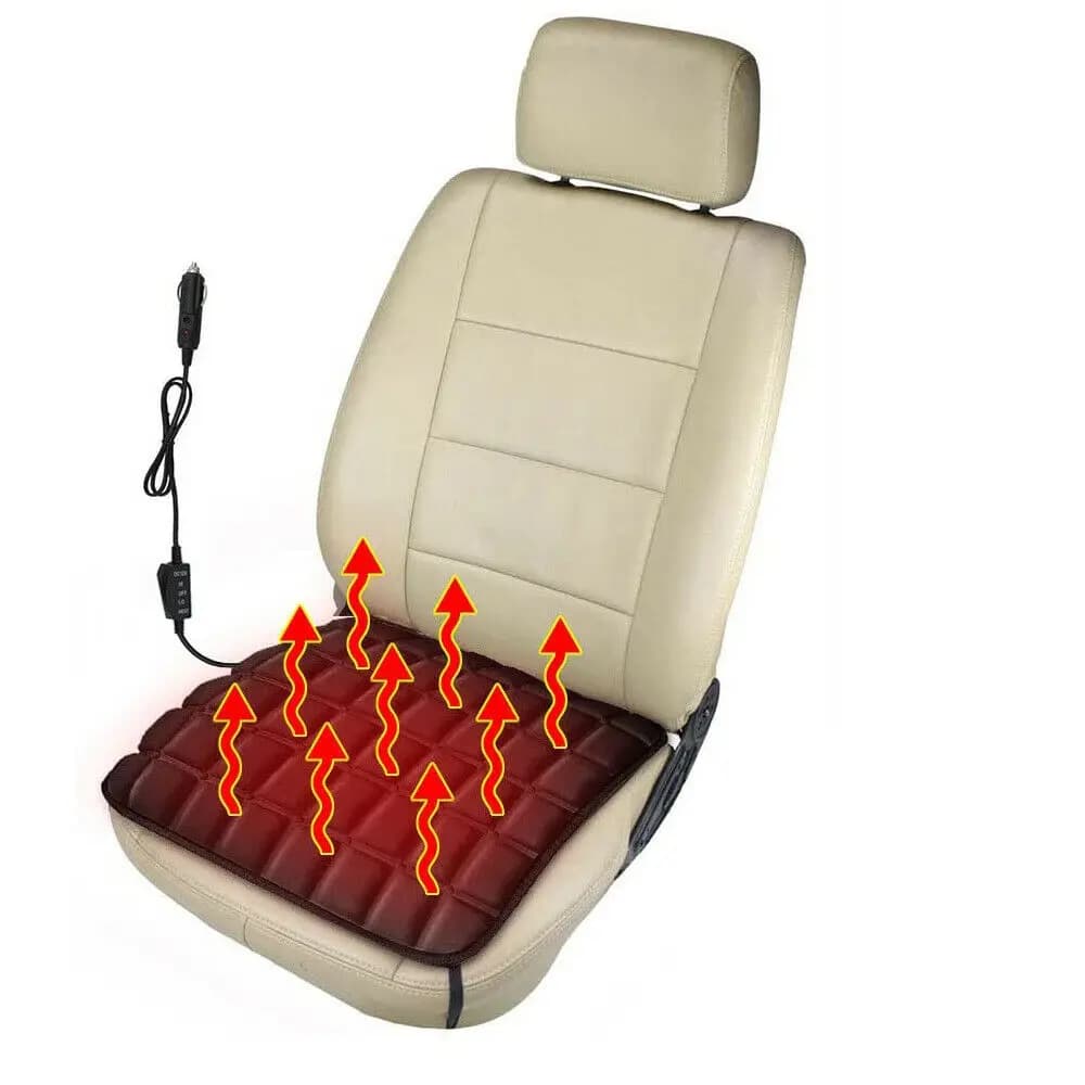 1PC 12V USB Electric Cloth Heater Pad Winter Car Heating Cushion Seat Household Cushion Car Driver Heated Seat Cushion