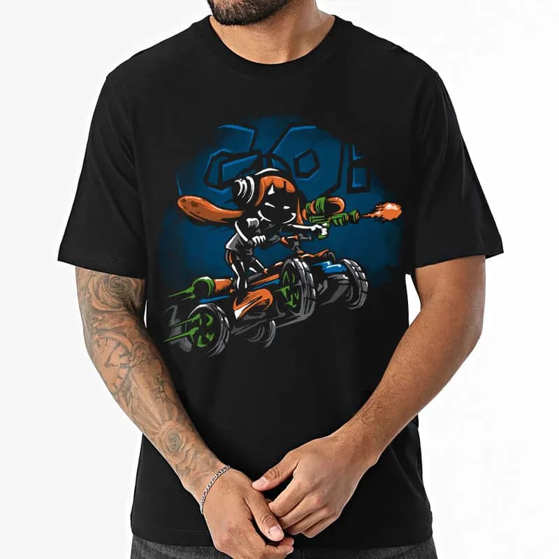 Cute Cartoon Videogame Splatoon Gift T Shirt for Gamer 1231 Short Sleeve Graphic Clothes 100% cotton Unisex Tee US Size S-6XL