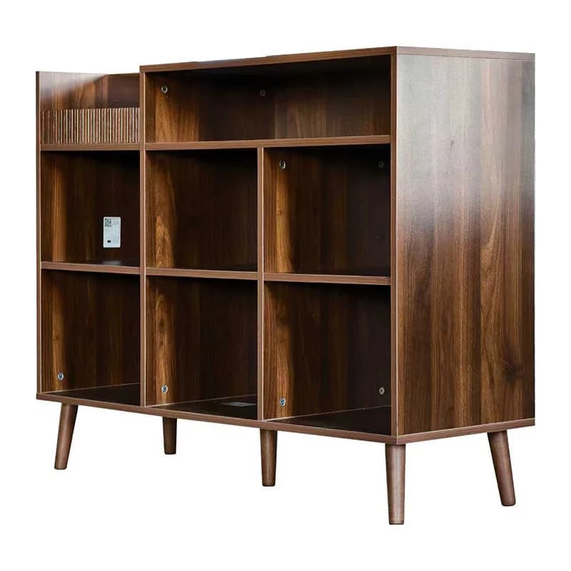 Supply medieval solid wood bookshelves against the wall, living room low cabinets, lattice cabinets, storage cabinets, bookcases