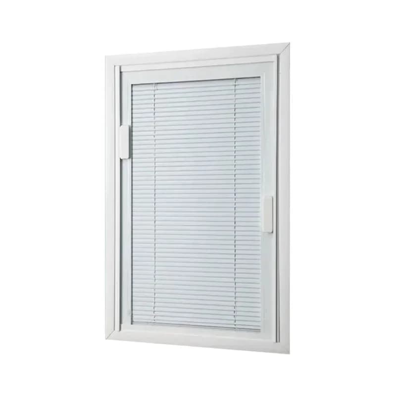 Single glass magnetic control shutters Built-in hollow shutters Aluminum alloy bathroom Office bathroom Kitchen sunshade