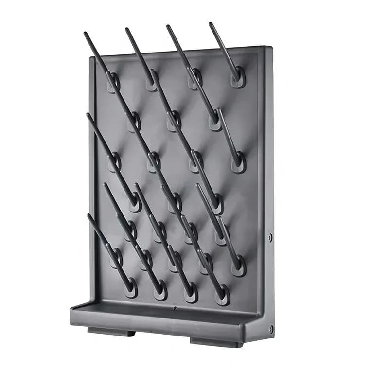 Laboratory drip rack 700 * 550 single-sided PP large drip rack, laboratory test bench test tube drip rack