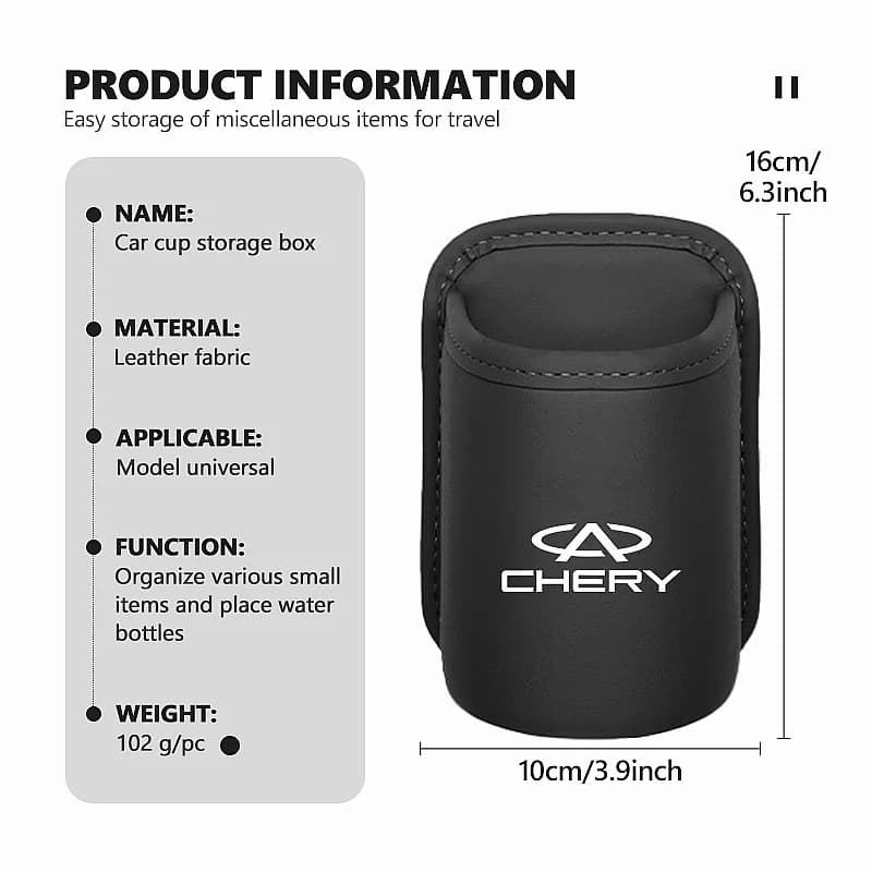 For Chery Omoda C5 Jaecoo J7 J8 Car Rear Seat Mounted Cup Holder Beverage Storage Stand Practical Auto Interior Decor Parts