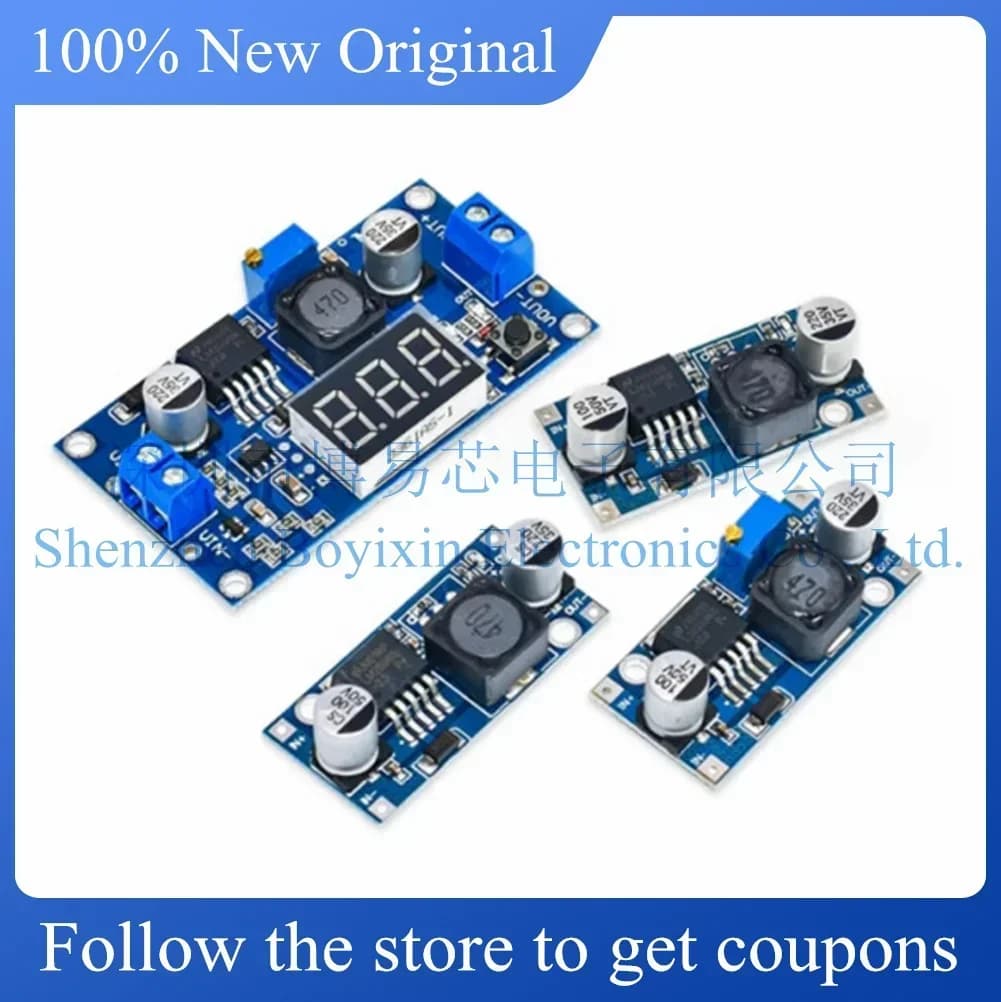 DC-DC step-down power 3A adjustable step-down Phone case LM2596 24V to 12V 5V 3V