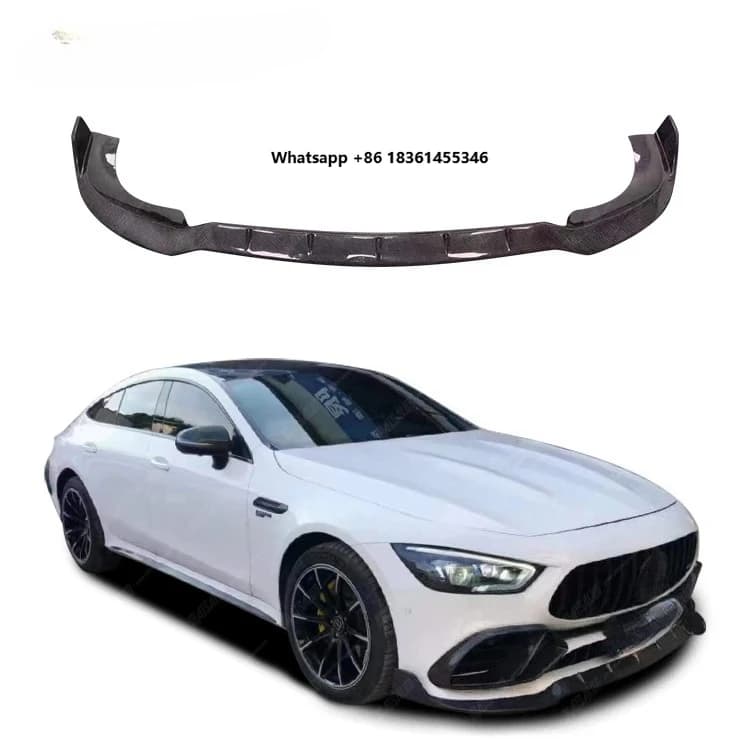 For GT50 GT53 GT63 Upgrade GT800 B Style Front Lip Front Bumper Lip High Quality Carbon Fiber Material