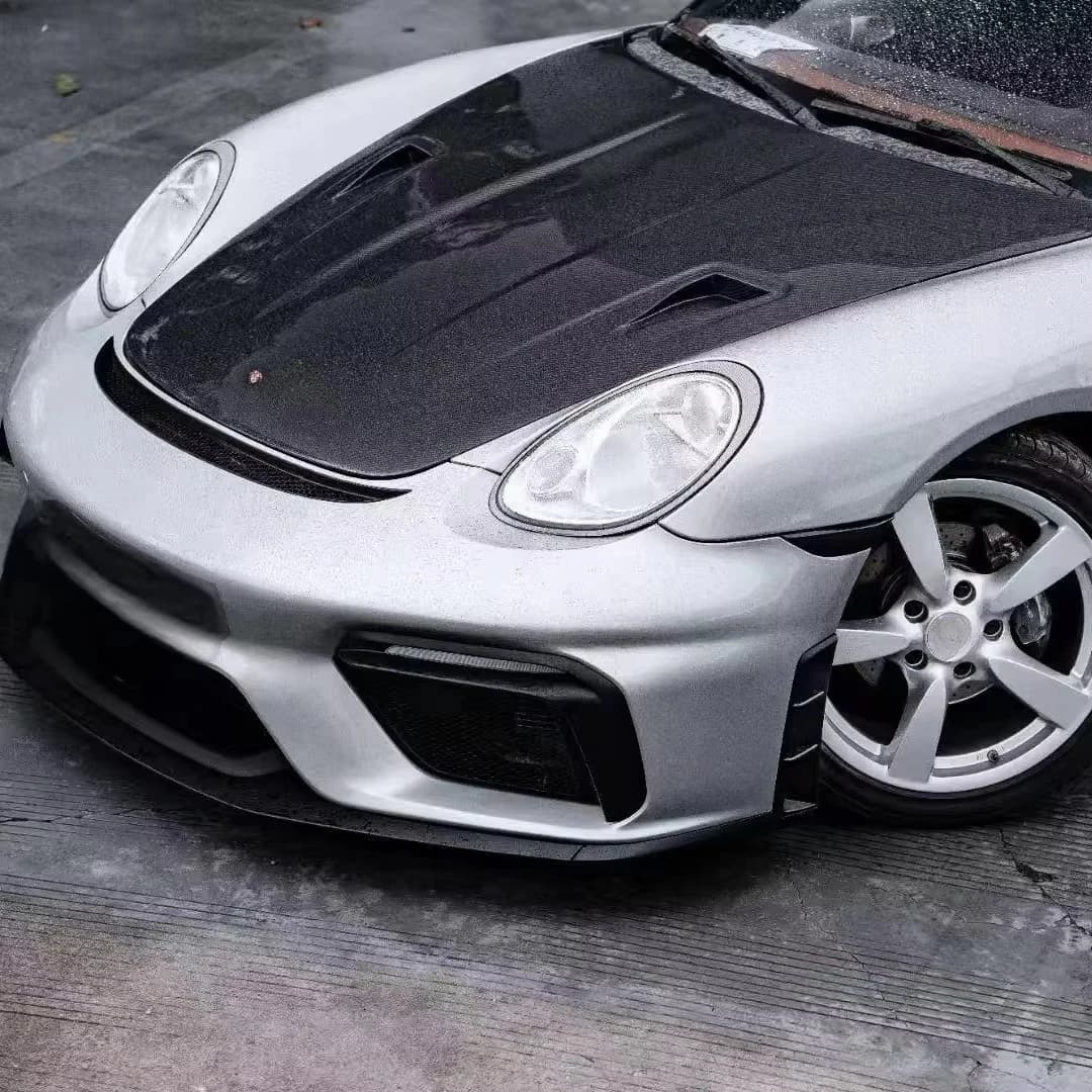 New Carbon Fiber Body KitFront Splitter Lip Rear Bumper Diffuser Modified