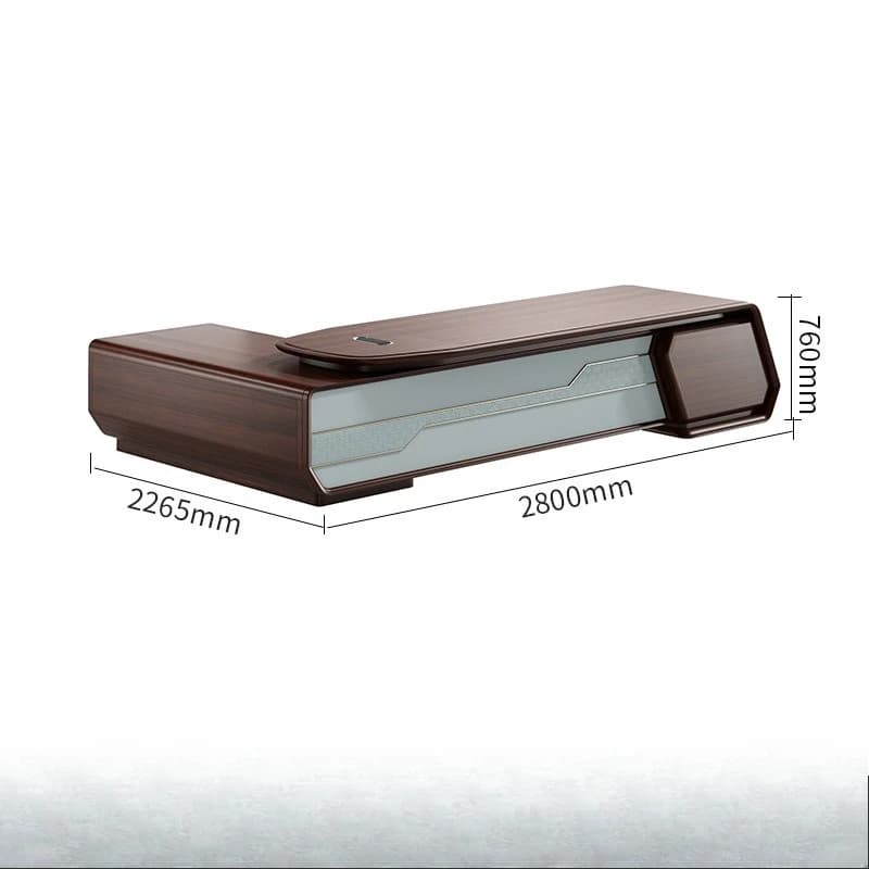 New Chinese fashion president table solid wood class table modern light luxury office boss table new