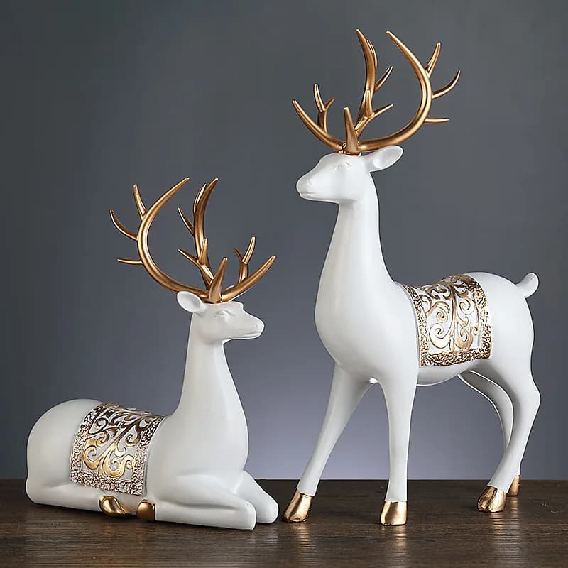 X-21  creative ornament, living room entrance study Fulu accompanied by lucky deer desktop ornament