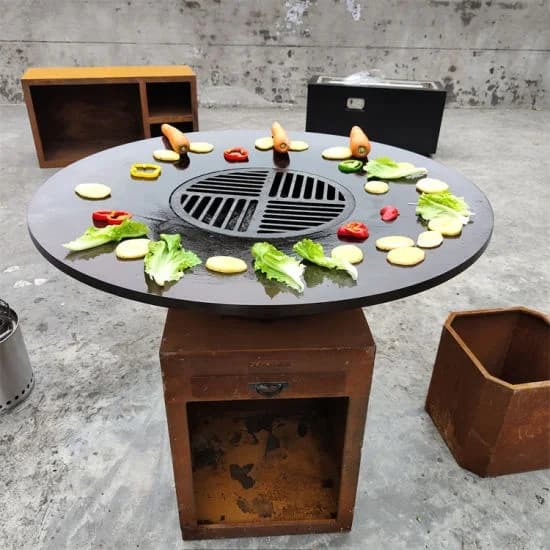 Outdoor Kitchen Garden Barbecue Grill Charcoal Oven Grill for Home High Quality Barbeque Grill Outdoor Fire Pit