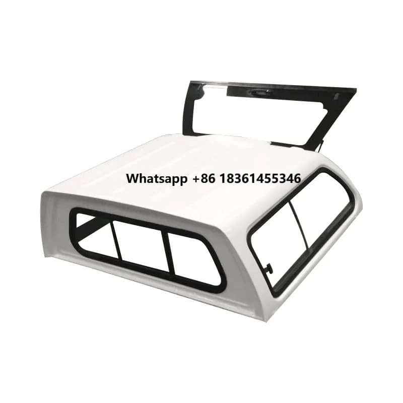 Fiberglass Pickup Truck Rear Cover Sport Lid Tonneau Cover Fits SAIC  T60  T70