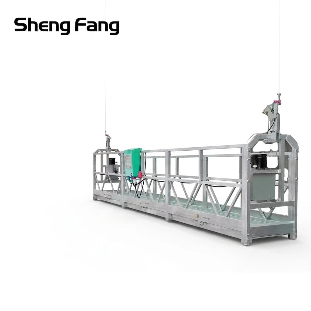 Zlp500/630/800/1000 Industrial Steel Suspended Lift Platform Electric Rope Hoist for Construction Cleaning and Painting