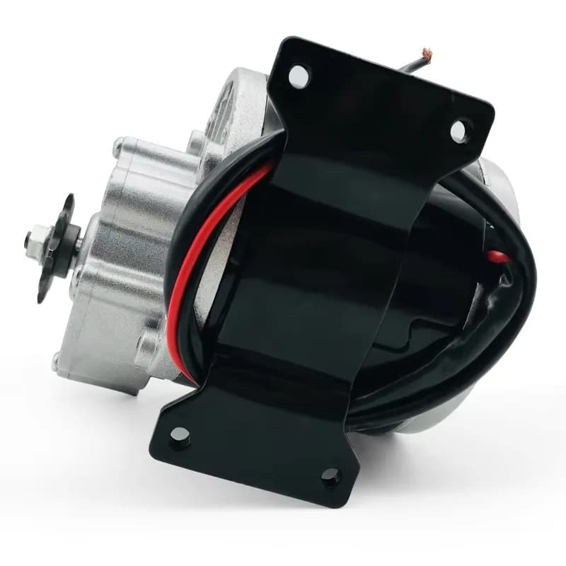 12V350W Brushed A-wheel Gear Motor 1016Z Permanent Magnet DC Frying Machine Motor Gear Belt Foot