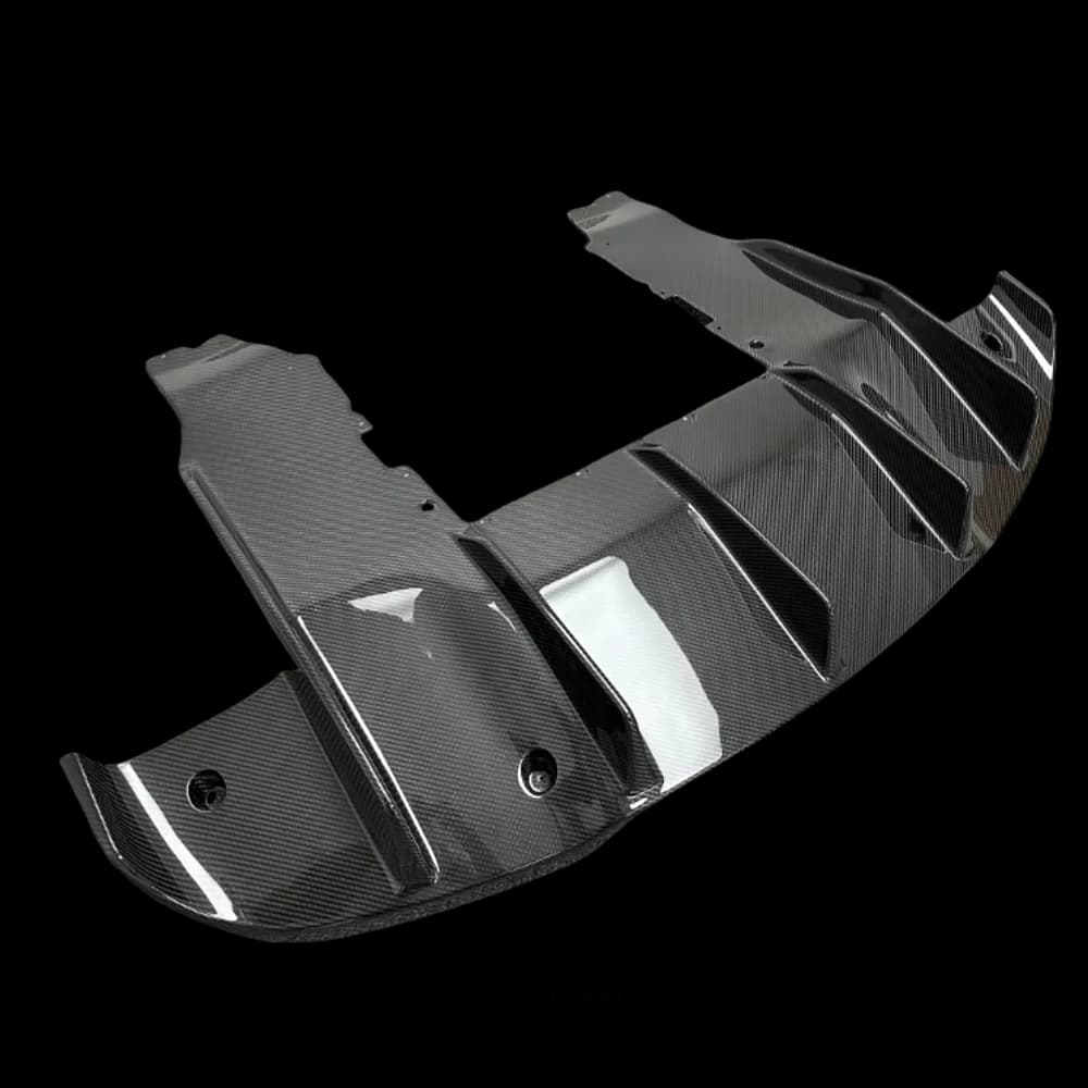 Suitable for Upgrading McLaren 720S to R-type Carbon Fiber Rear Diffuser, Bumper Lower Lip Spoiler Body Kit