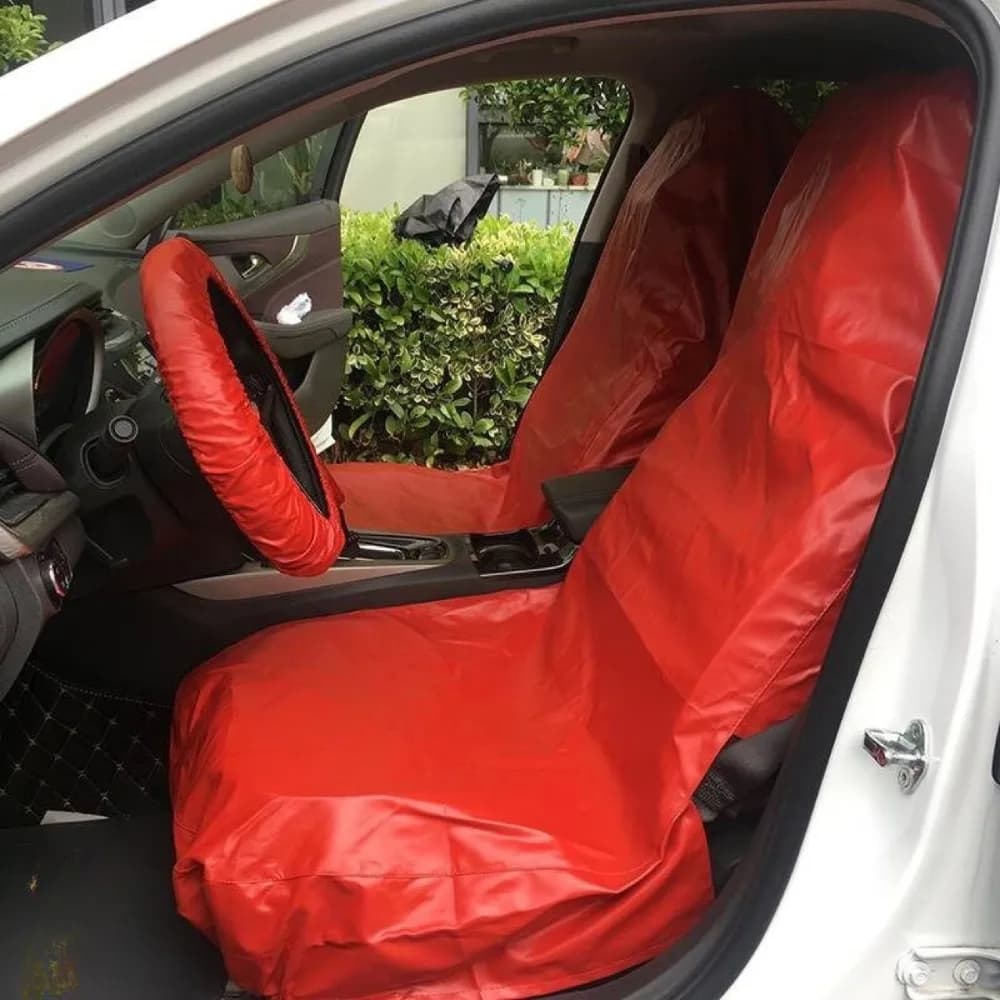 Universal PU Mechanic Seat Cover Waterproof Anti Oil Anti Dirty Auto Repair Workshop Car Seat Protector