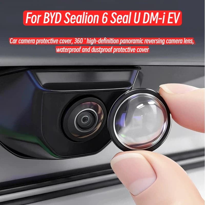 For BYD Sealion 6 Seal U DM-i EV 360 ° high-definition panoramic reversing camera lens, waterproof and dustproof protective cove