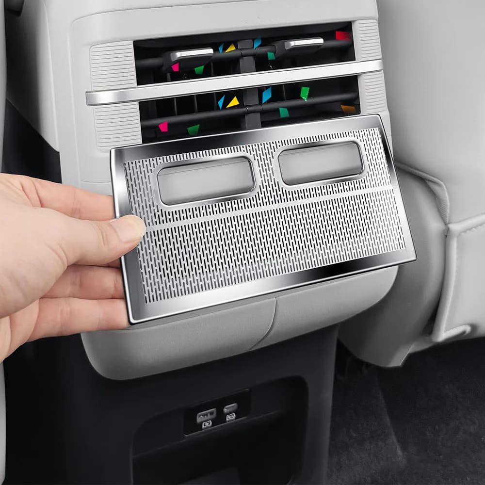 Rear Exhaust Vent Protective Cover For BYD Leopard 7/Titanium 7/Super 7 Stainless Steel Dust Cover Car Modification Accessories