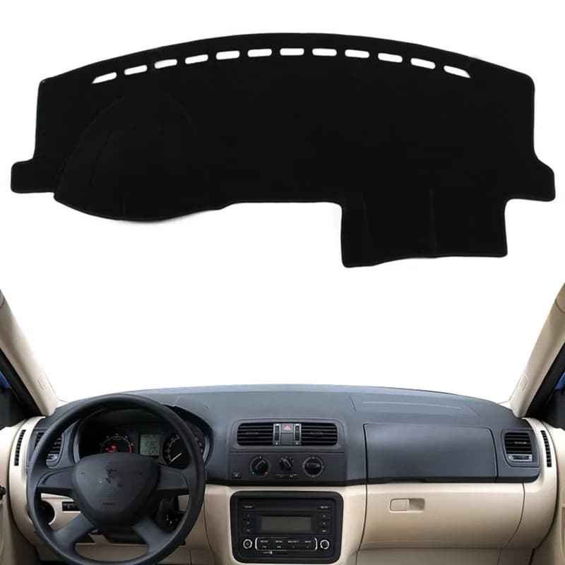 For Skoda Fabia 2007-2009 2010 2011 2012 2013 2014 Dashboard Cover Mat Pad Anti-UV Dash Sunshield Carpet Cushion Car Accessories