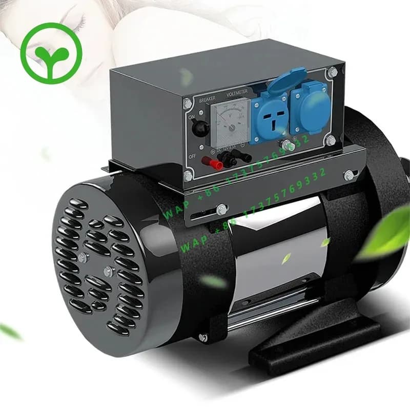 【2026】Small Generator 10KW Single-phase Motor Diesel Generator Set All Copper Inner Core Portable Generator
