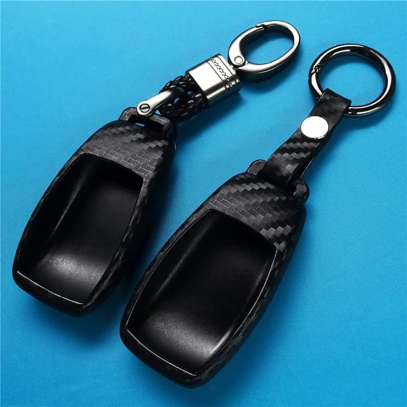 For Mercedes Benz 2017 E Class W213 2018 S Class Car Key Shell Protector Accessories Silicone Car Key Case Cover Carbon Fiber