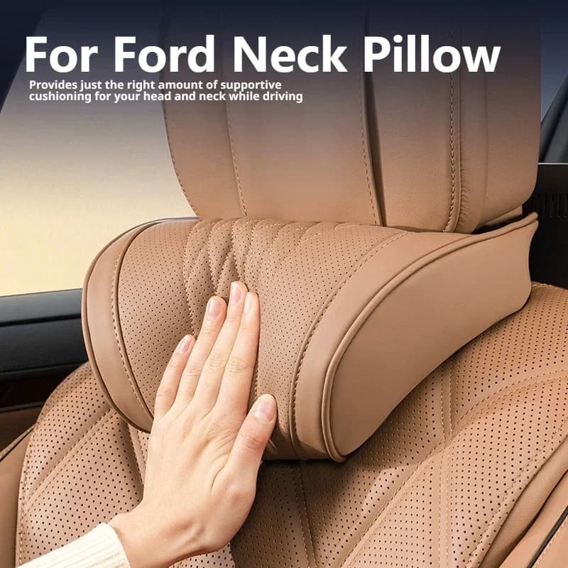 Latex Memory Foam, Car Neck Pillow, For Ford F-150 Escape Explorer Edge Mustang Maverick Bronco, Car Modification Accessories
