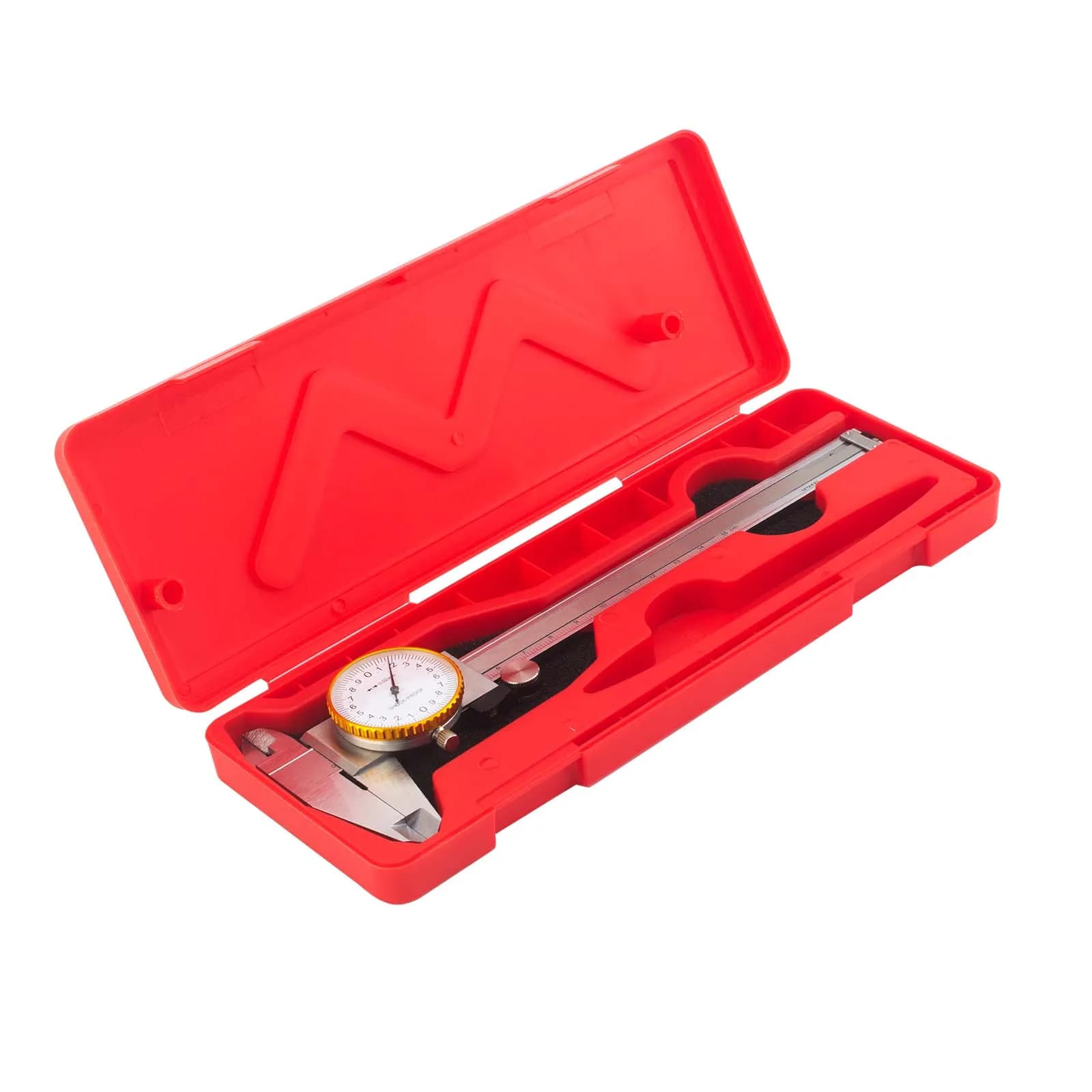 High Precision Dial Vernier Caliper 0-150 200mm Medium Size Gauge Caliper Jewelry Measuring Tools Shockproof clear Scale