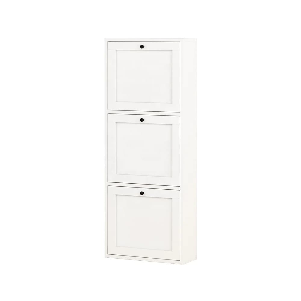 Household furniture Living room durable portable modern style metal shoe cabinet steel shoe rack