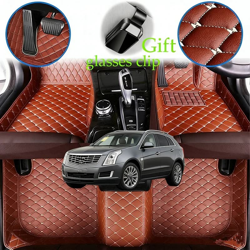 Custom For Cadillac SRX 2004-2010 SUV 7-Seat Waterproof Car Floor Mats Car Accessories Carpets Covers  Left /Right Hand Drive