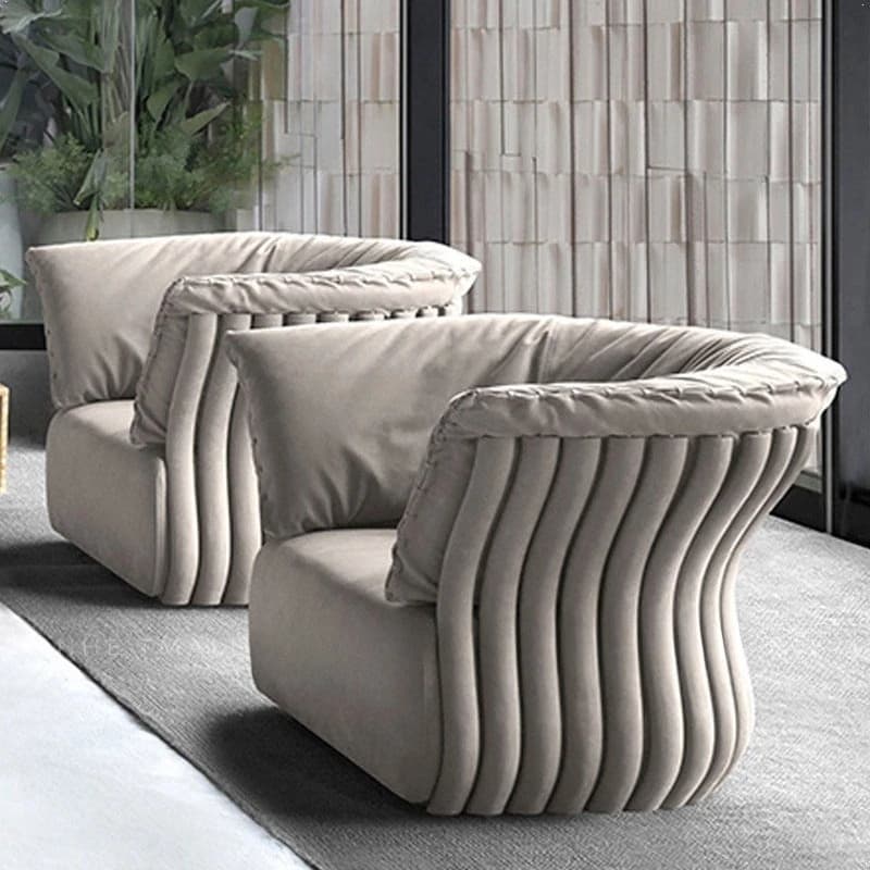 Simple single leisure sofa fabric sofa guest sofa