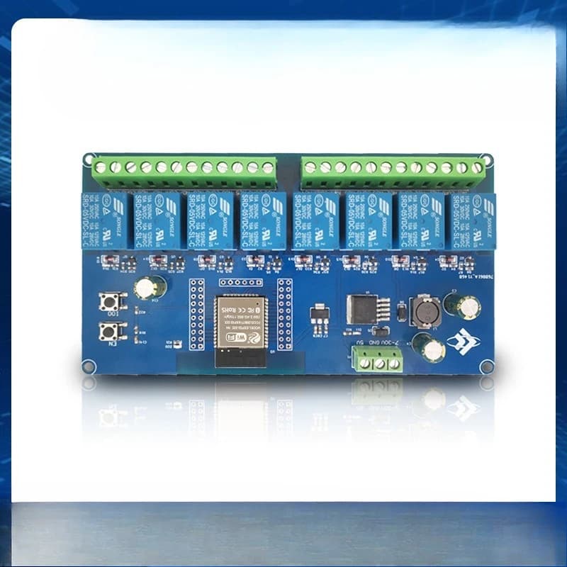 ESP32 WIFI Bluetooth BLE Eight-way Relay ESP32-WROOM Secondary Development Board
