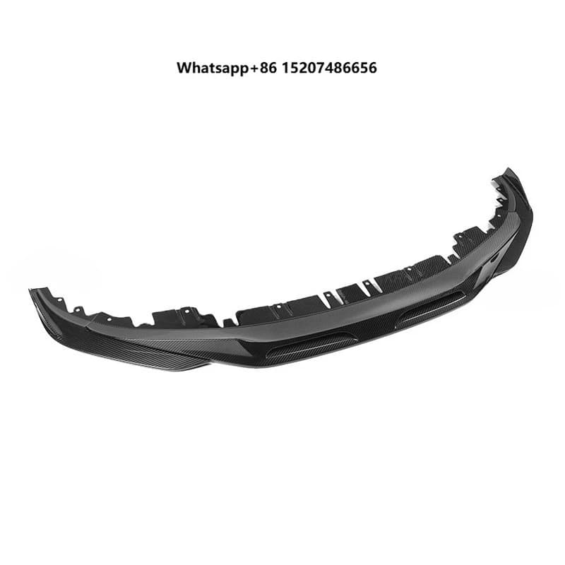 For  4 Series Sedan 4-Doors G26 Xcarman Style Carbon Front Bumper Lip Chin Spoiler Winglet Splitter 2021+