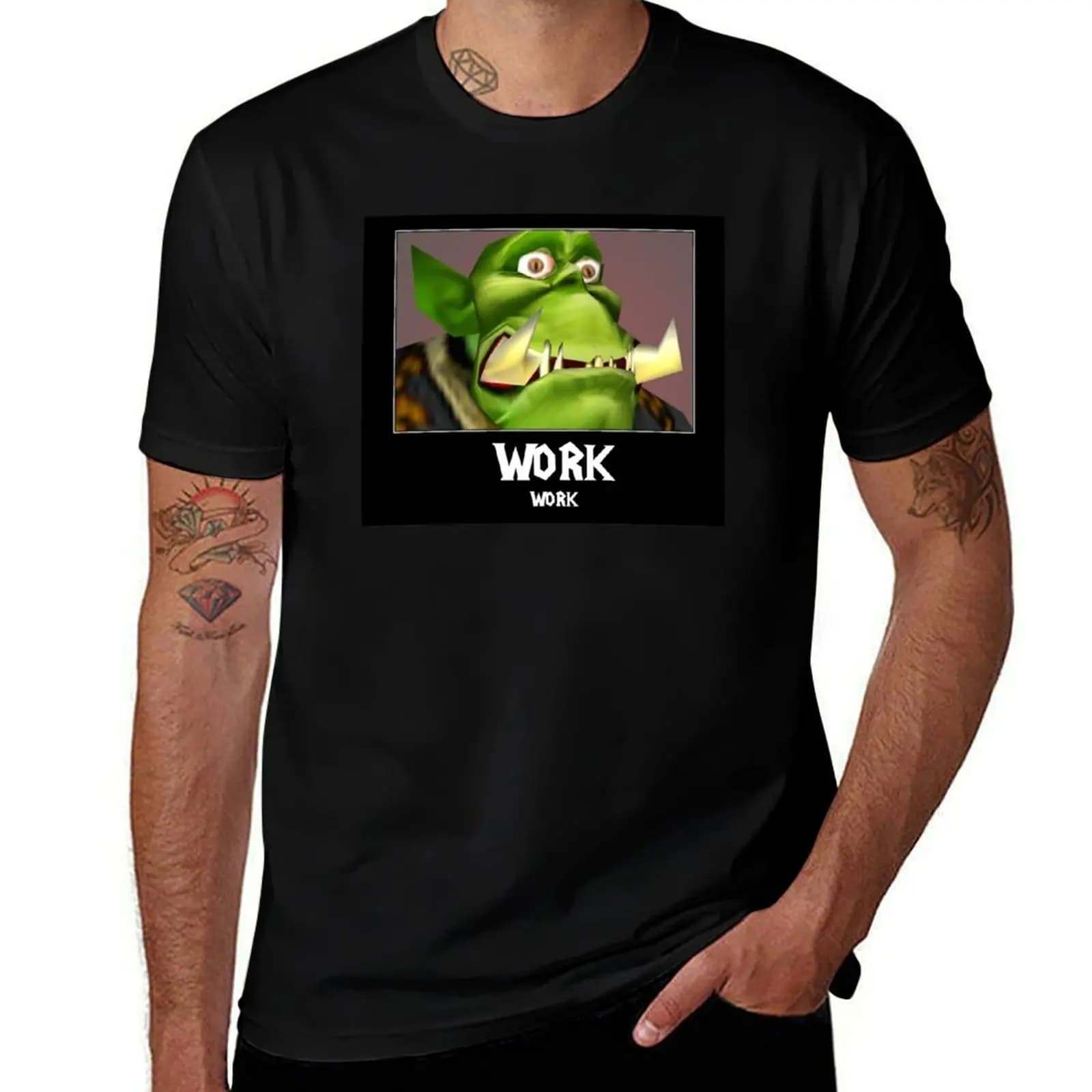WORK WORK - WC3 T-Shirt t shirts for man cotton soft T-Shirt