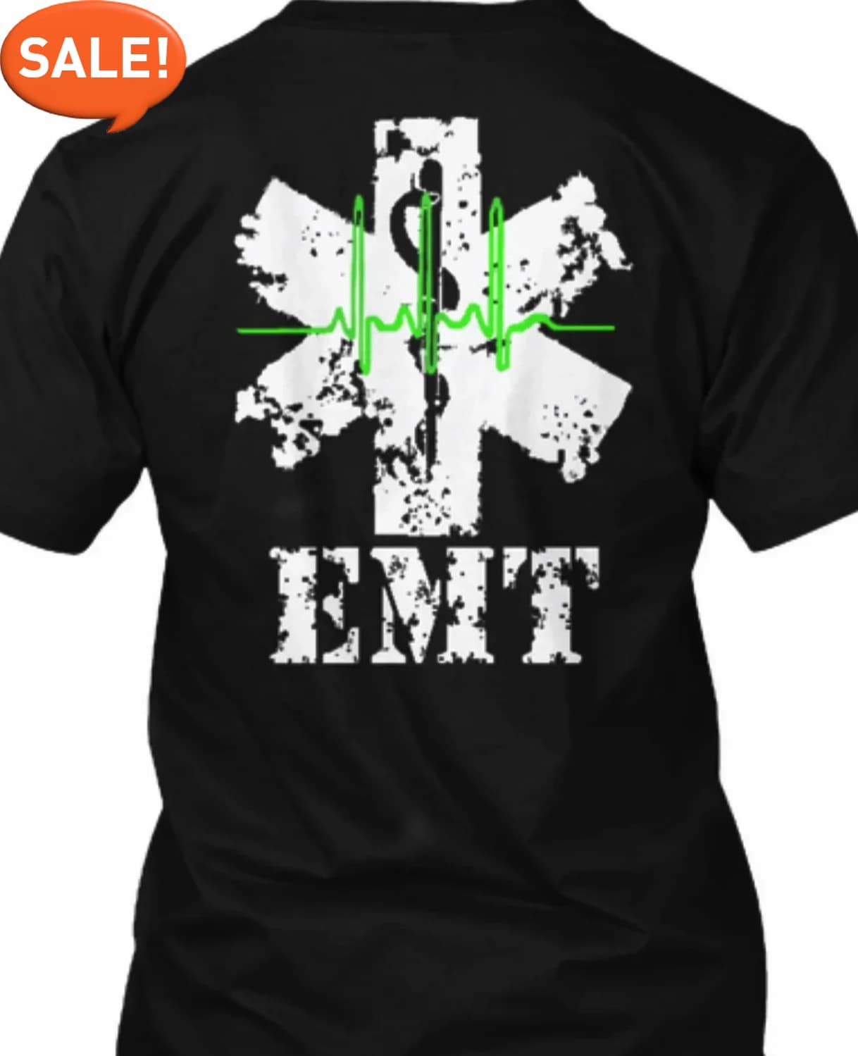 Star of Life Sign EMT Paramedics T-Shirt. Summer Cotton O-Neck Short Sleeve Mens T Shirt New S-3XL
