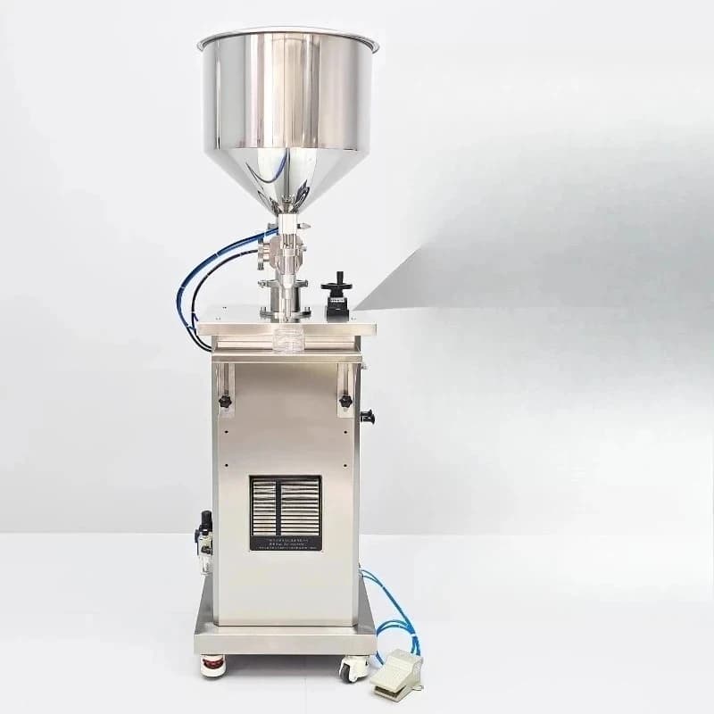 high quality Semi-automatic paste qutative filling Vertical honey sauce canning
