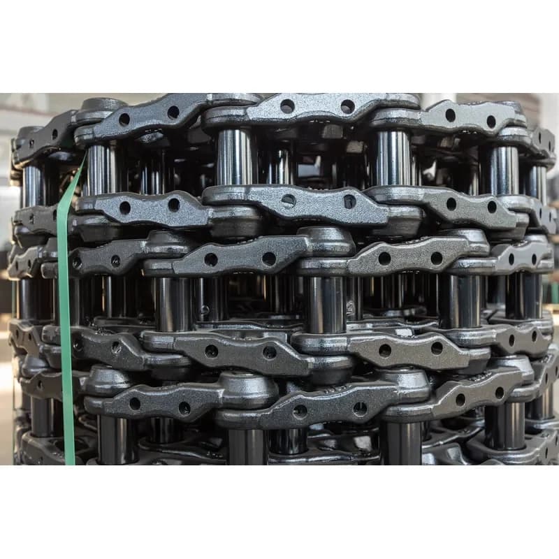 Hardened Steel Excavator Parts Sealed Lubricated Crawler Track Assembly for Mining Excavator