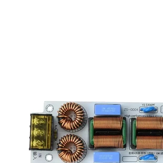4-Stage Single Phase AC EMI/EMC Filter 110-250V 10A – Reduces Electromagnetic Interference, for Audio Amplifier Power Modules