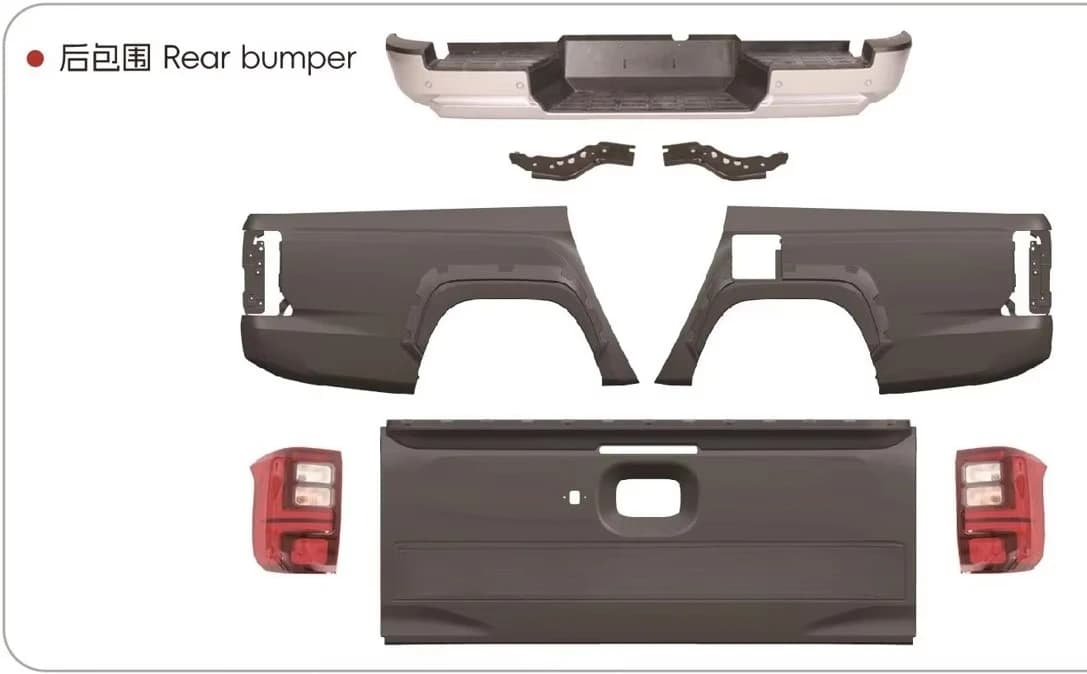 Factory Wholesale Auto Parts for 2015-2018 Triton L200 4x4 Off-road Car Body Kits Upgrade to 2024 Vehicle Enhancement