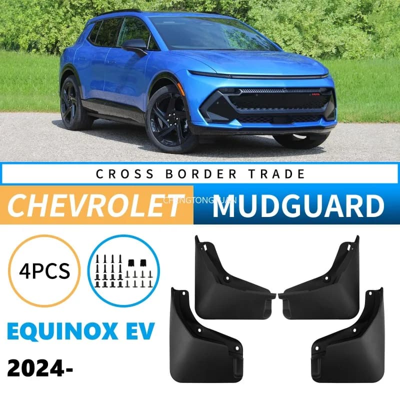 For Chevrolet Equinox EV 2024-2025 Car Mud Fenders Car Modification Accessories Front And Rear Wheel Fenders 4Pcs/set