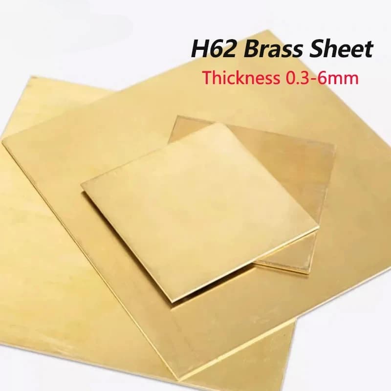 1pc 0.3mm 0.5mm 0.6mm 0.8mm 1mm 1.2mm 1.5mm 2mm 3mm 4mm 5mm 6mm  Brass Strip Copper Sheet Foil Metal Thin Plate Latten thickness